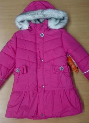 Зимова куртка, пальто для дівчинки lenne alice 104, 110, 116,1 фото