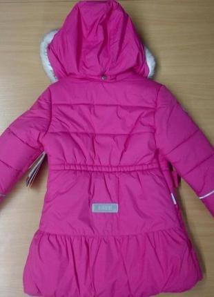 Зимова куртка, пальто для дівчинки lenne alice 104, 110, 116,2 фото