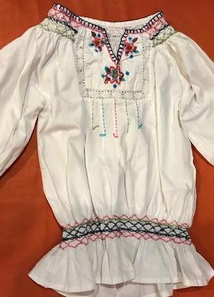 Вышиванка h&m для девочки 3-4 года