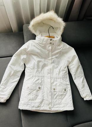 Теплая зимняя удлиненная куртка на флисе как новая ♥️2 фото