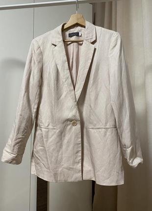 Mint velvet жіночий піджак жакет (55% льон)