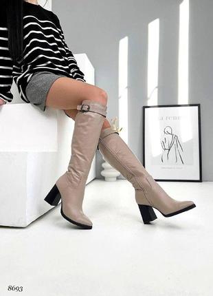 Стильні, елегантні жіночі чоботи демі/зима в наявності та під відшив 💛💙🏆