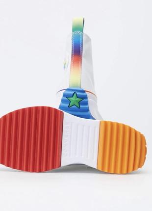 Converse run star hike high 'pride'4 фото