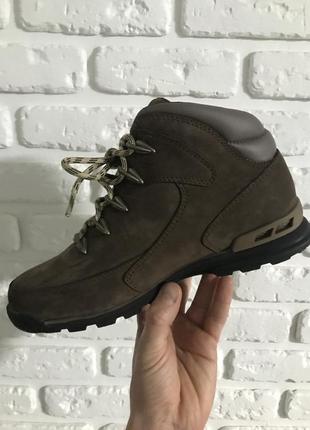 Супер черевички timberland euro rock mid hiker brown  42 р4 фото