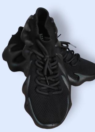 Чорні кросівки сітка, ізі, мокасини для дівчинки, хлопчиків7 фото