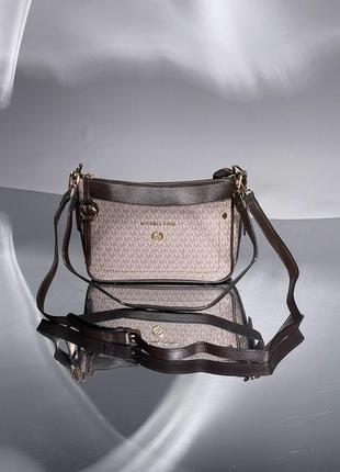 Женская сумка бренда michael kors jet тонкий ремешок на плече корс5 фото