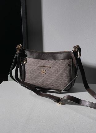 Женская сумка бренда michael kors jet тонкий ремешок на плече корс6 фото