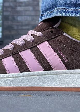 Женские кроссовки кроссовки adidas campus 00s dust cargo clear pink9 фото