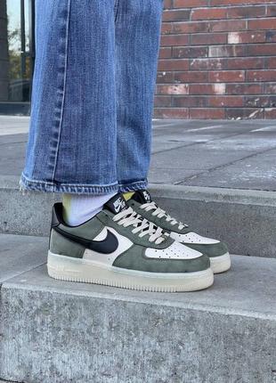 Жіночі кросівки кросовки nike air force 1 low khaki