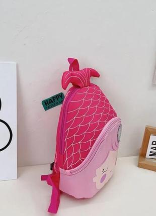 Детский яркий рюкзак сумка сумочка через плечо 🐟  рыбка русалка8 фото