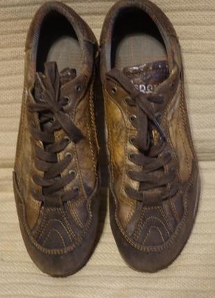 Неординарные комбинированные кожаные кроссовки ludosport австралия 44 р.4 фото