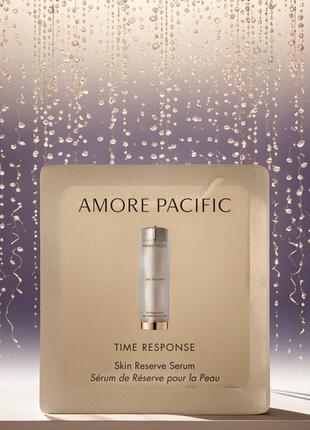 Amore pacific time response skin reserve serum 1ml, концентрированная антивозрастная сыворотка с зел6 фото