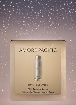 Amore pacific time response skin reserve serum 1ml, концентрированная антивозрастная сыворотка с зел7 фото
