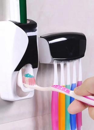 Держатель зубной щетки и дозатор зубной пасты