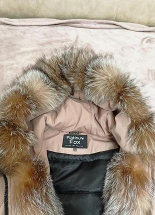 Зимняя куртка натуральный мех1 фото