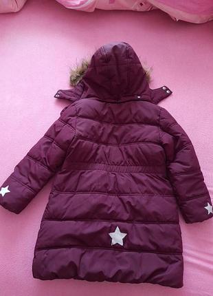 Демисезонная куртка-пальто на холодную весну-осень. рост 122-128