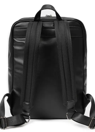 Женский городской повседневный ранец кожаный стильный рюкзак портфель сумка для ноутбука документов5 фото