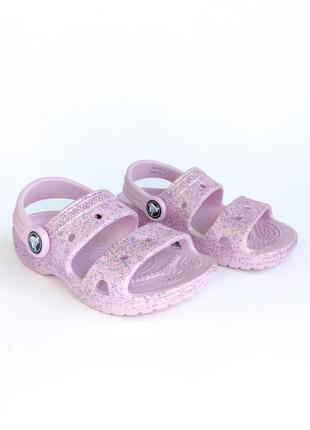 Дитячі босоніжки crocs glitter c92 фото