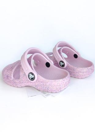 Дитячі босоніжки crocs glitter c93 фото