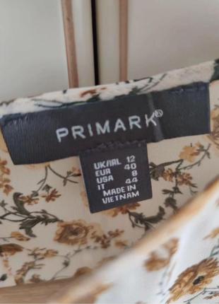 Дуже красива  шифонова блузка в квітковий принт від primark5 фото