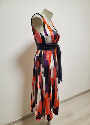 Шикарное брендовое шелковое платье4 фото