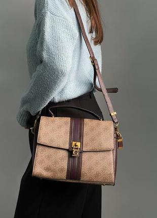 Женская сумка guess ginevra logo elite scity stchl