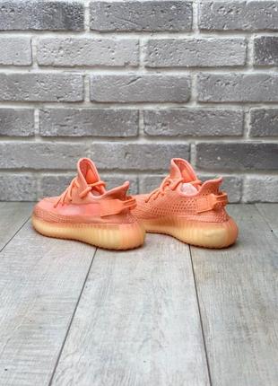 Кроссовки женские adidas yeezy boost 350 v2, оранжевые, адидас изи буст9 фото