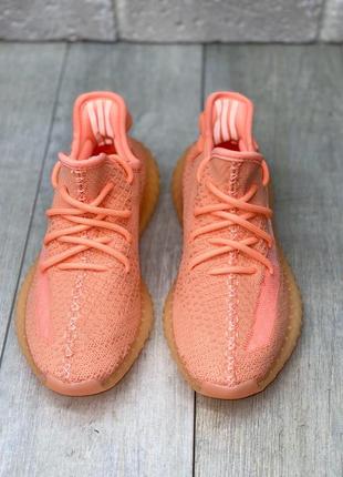 Кроссовки женские adidas yeezy boost 350 v2, оранжевые, адидас изи буст7 фото