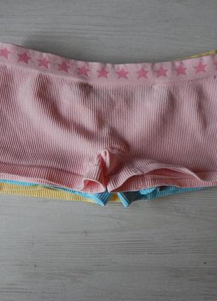 3шт. подростковые трусы шортики primark. 3