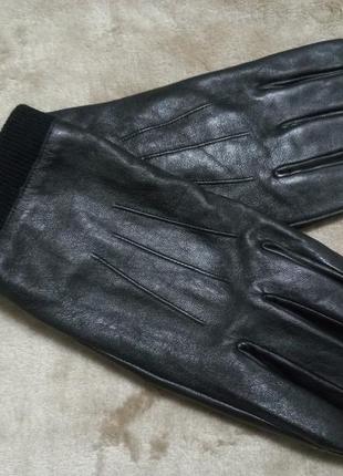 Перчатки осень-зима кожа муж.l-xl f&f индии5 фото
