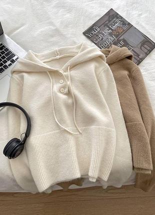 Свитер с капюшоном6 фото