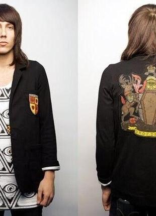 Чоловіча піджак блейзер drop dead clothing - prestige blazer bmth oliver sykes