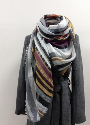 Ardene элегантный шарф,  шаль, палантин, широкий, длинный из франции