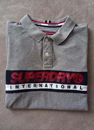 Брендова футболка поло superdry.