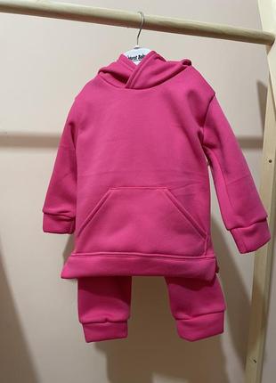 Тепленький костюм для дівчинки🩷неймовірного кольору