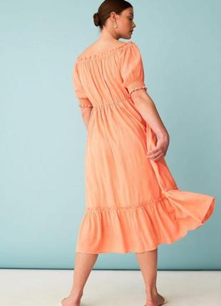Персиковое платье f&f5 фото