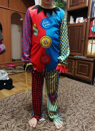 Карнавальный костюм клоун 10-11 лет