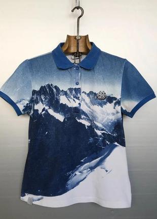 Жіноча поло футболка drop dead clothing - mountains polo bmth oliver sykes emo tattoo