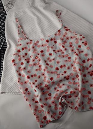 Милая блуза топ в цветочки h&amp;m ^можная безопасная оплата^1 фото