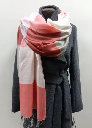 Samaya элегантный, в полоску шарф, шаль, палантин, широкий, длинный из франции