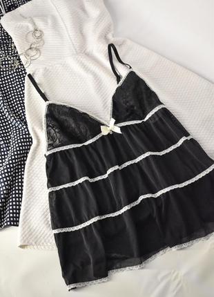 Спокусливий коротенький пеньюар маєчка негліже h&m