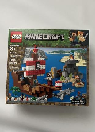 Конструктор lego minecraft 21152, легко оригінал