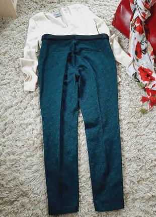 Шикарные штаны  с имитацией парчи ,orsay,  p. 40-4210 фото