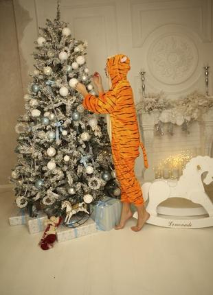 Пижама кигуруми взрослая тигра все размеры2 фото