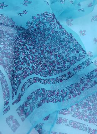 Шифоновый платок из натурального шелка1 фото