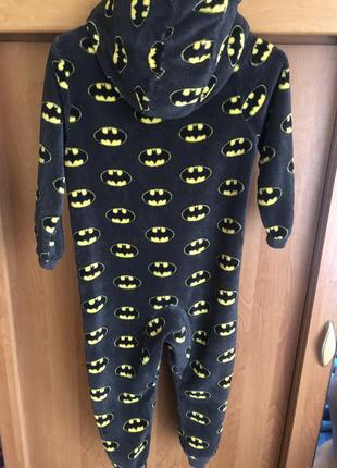 Комбинезон, кигуруми, пижама, слип, р. 7-8 лет 128 см, batman.3 фото