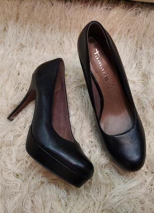 Черные классические туфли, стилет3 фото