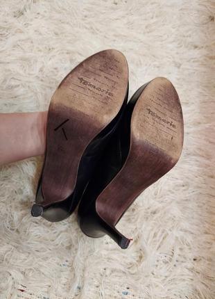 Черные классические туфли, стилет6 фото