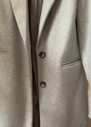 Пальто нове сіре прямого фасону primark