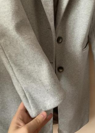 Пальто нове сіре прямого фасону primark